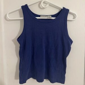Basic Solid Dark Blue Tank